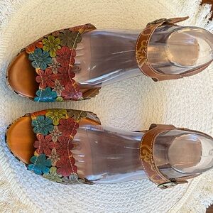 Colorful Floral Women's Sandals